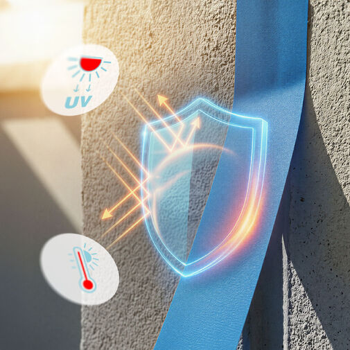 11060 • Maszkolószalag - vízbázisú - 50 m x 36 mm - kék - kültéri