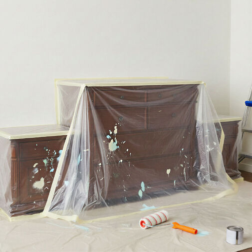 11211 • Takarófólia maszkolószalaggal - 20 x 2,5 m - 7 mikron