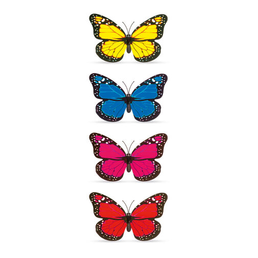 11387B • Szolár pillangó repkedő mozgással - 4 színben