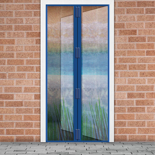 11398Q • Szúnyogháló függöny ajtóra -mágneses- 100 x 210 cm - tengerpart