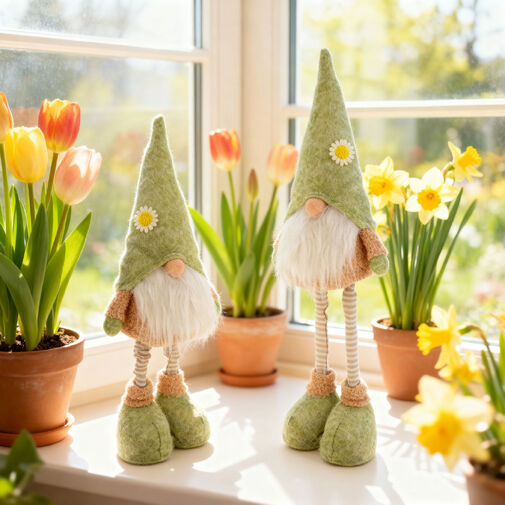 11575 • Textil dekoráció - manó - teleszkópos - 60 cm