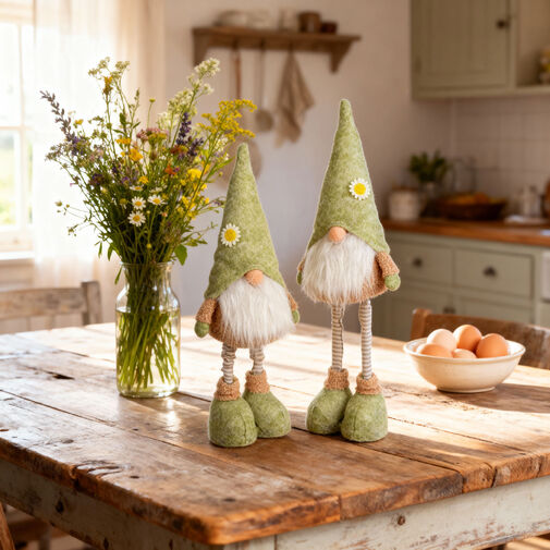 11575 • Textil dekoráció - manó - teleszkópos - 60 cm