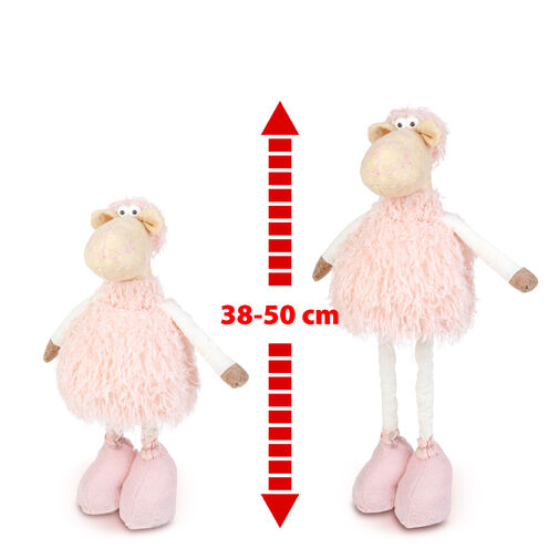 11578 • Textil dekoráció - bárány - teleszkópos - 50 x 19 x 15 cm