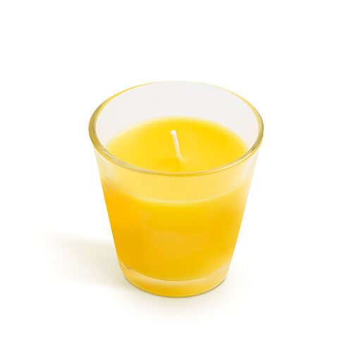 11690B • Citronella illatgyertya pohár - 6,5 x 6,5 cm