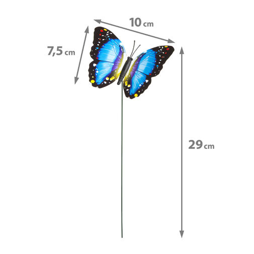 11699 • Leszúrható dekor pillangó - többféle - 29 cm - műanyag