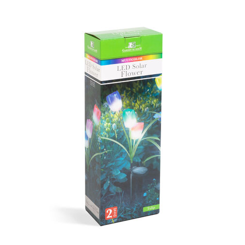 11721 • Leszúrható szolár virág - RGB LED - 70 cm - 2 db / csomag