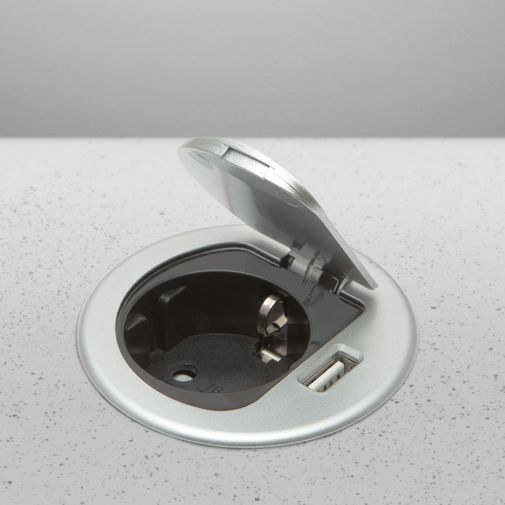 20461 • Rejtett - beépíthető konnektor + USB