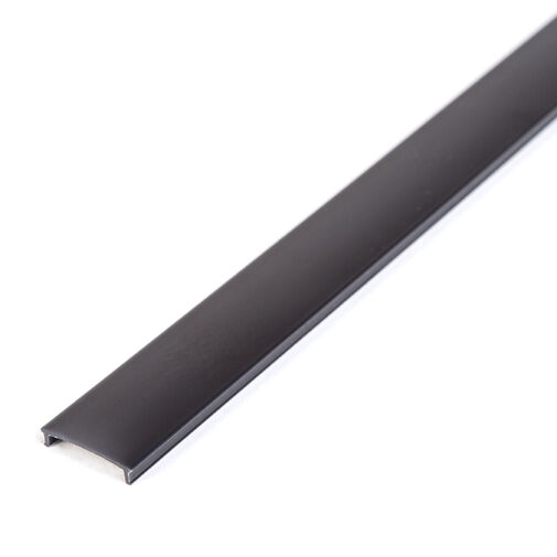 41011M1-BK • LED aluminium profil takaró búra - fekete - 1000 mm (41011A1-hez)