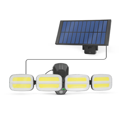 55285 • Mozgásérzékelős szolár reflektor - kábeles szolár egységgel - 8 COB LED