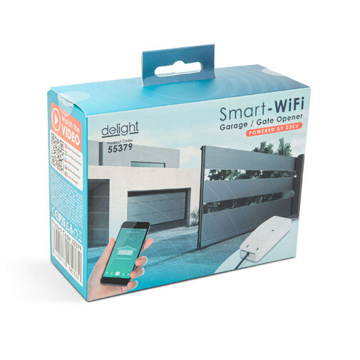55379 • Smart Wi-Fi-s garázsnyitó szett - 230V - nyitásérzékelővel