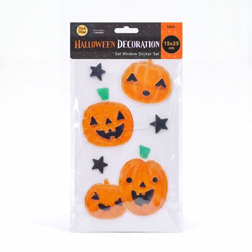 56612 • Halloween-i gél ablakmatrica szett - 15 x 25 cm - 3 féle