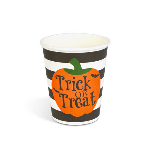 56632A • Halloween-i papírpohár - tök - 2,5 dl - 8 db / csomag
