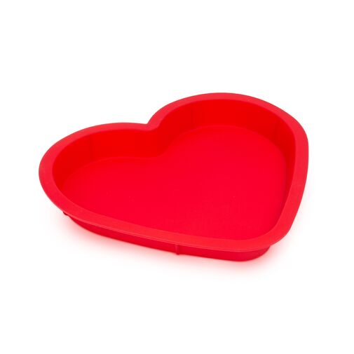 57521B • Szilikon szív alakú sütőforma - piros