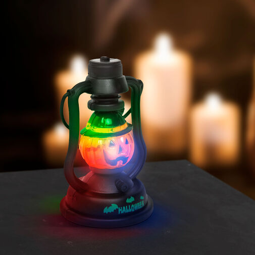 58114A • Halloween-i LED lámpa kacagás hangeffekttel - tök - elemes