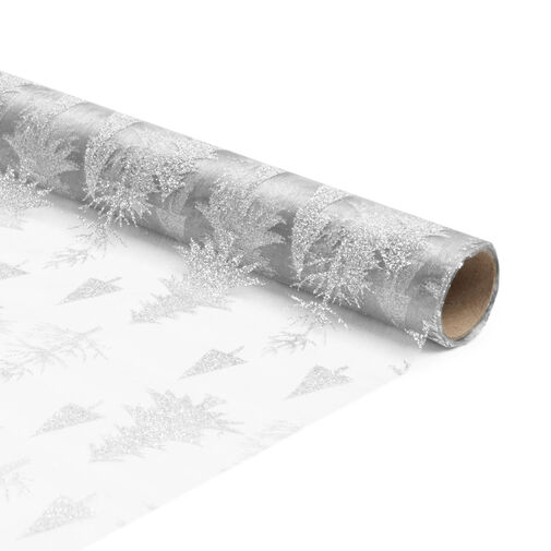 58200C • Karácsonyi asztalterítő futó - fehér / fehér - 180 x 28 cm - 3 féle