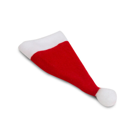 58723 • Karácsonyi evőeszköz dekor - mikulássapka - 17 cm - 3 féle - 6 db / csomag