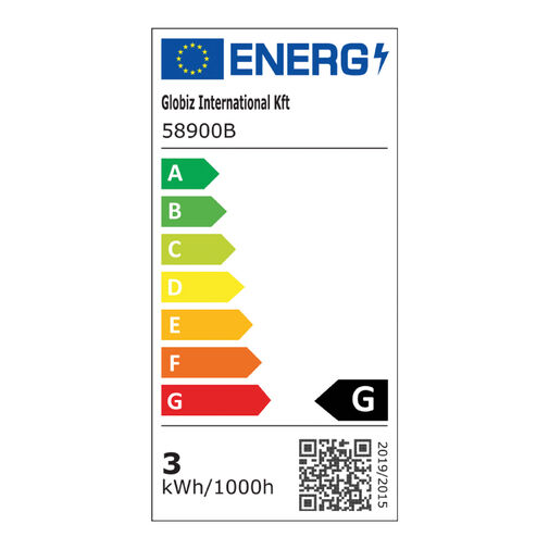 58900B-WH • Fényfüzér - 50 db LED - hidegfehér - hálózati - 5 m - 8 program