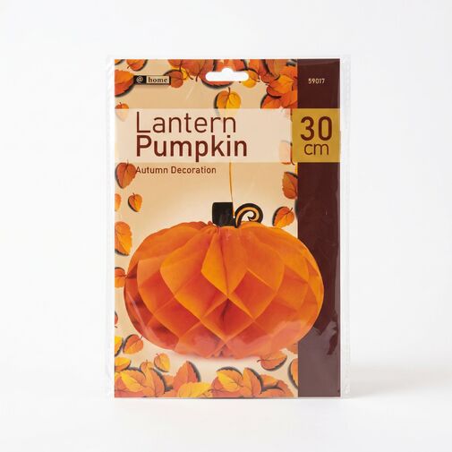 59017 • Őszi dekoráció - lampion tök - papír - 30 cm