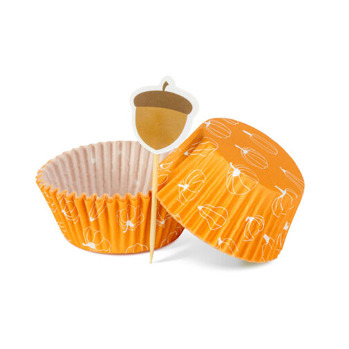 59048B • Muffin papír szett - pálcikákkal - 24 + 24 db