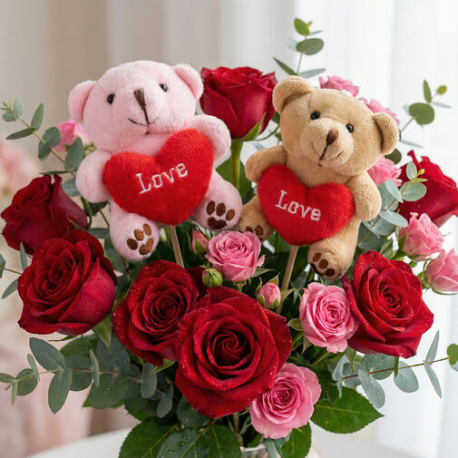 59510 • Leszúrható dekoráció - maci - 59 x 4 cm - 6 féle