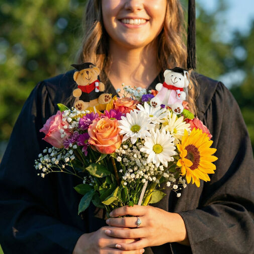 59512 • Leszúrható dekoráció - maci - 50 x 10 cm - 5 féle