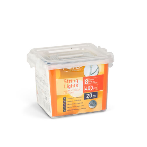 59768WT • Fényfüzér - 20 m - melegfehér - 400 LED - 220-240V - 6W - átlátszó kábel