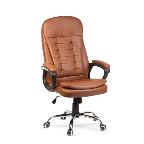 BMD1110BR • Irodai szék karfával - barna - 74 x 54 / 54 x 50 cm