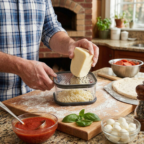 BS41155 • Baker's Secret konyhai reszelő - 13,7 × 13,7 × 6,4 cm