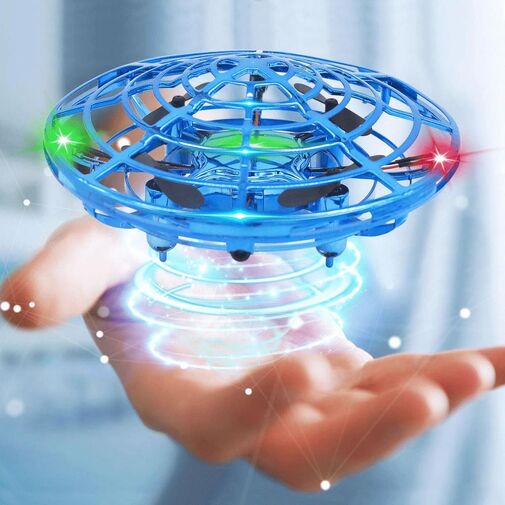 DA00149 • UFO drón repülő gyerekjáték - LED-es, akkumulátoros - 11 x 11 x 4 cm