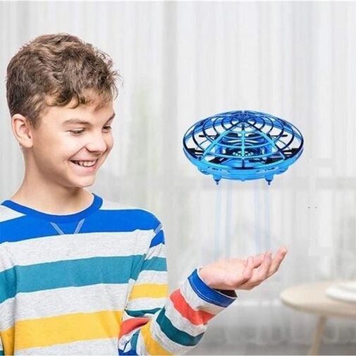 DA00149 • UFO drón repülő gyerekjáték - LED-es, akkumulátoros - 11 x 11 x 4 cm