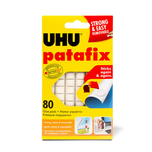 U39125 • UHU Patafix fehér gyurmaragasztó  - 80 db / csomag